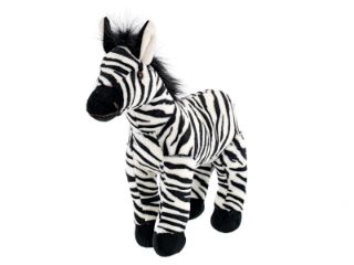 Obrázek z Zebra plyšová 28cm stojící 0m+ v sáčku 